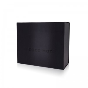 크리스마스 프로모션 사용자 정의 엄밀한 접이식 자석 플랩 선물 팩 상자 로고와 마그네틱 선물 상자